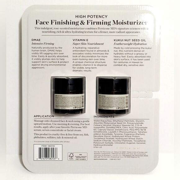 Perricone MD 2-pack High Potency Face Finishing Firming Moisturizer 2oz Duo Rose - Picture 5 of 8